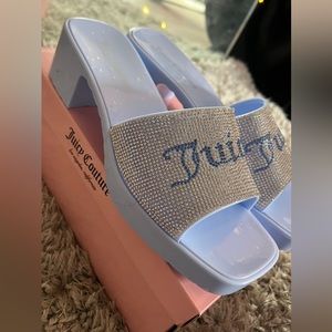 Juicy Couture baby blue heels